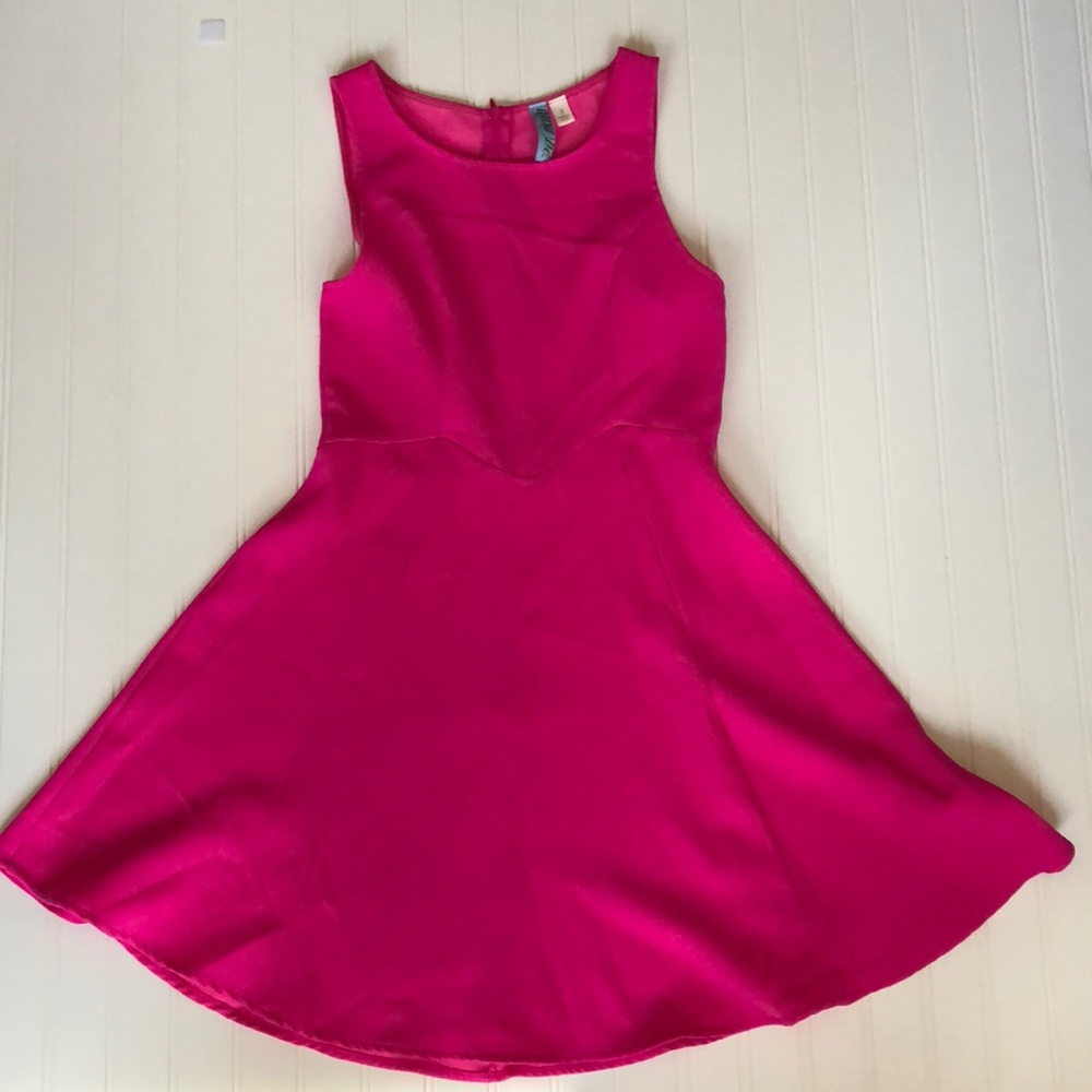 Hot pink dress